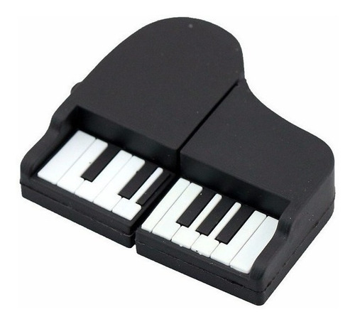 Pen Drive 32 Gb. En Forma De Instrumentos Piano Negro 