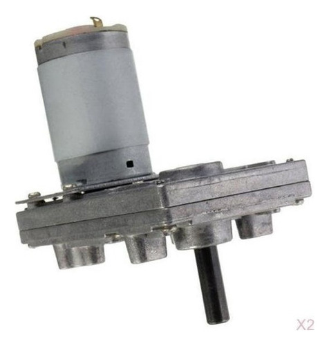 Motor Reductor De Velocidad 2x Rs-555 12v-24v Dc Para