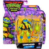 Tortugas Ninja: Caos Mutante, [leonardo] Figura Y Armas