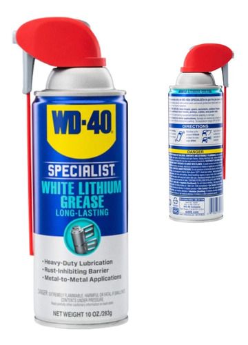 1 Spray De Grasa De Litio Blanca Protectora Wd40 300ml Xws C