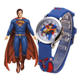 Relógio De Pulso Infantil Toy Kids Menino Heróis Superman