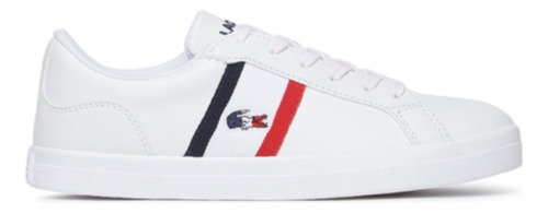 Tenis Casuales Lacoste Lerond Tri 1 Qsp Blanco