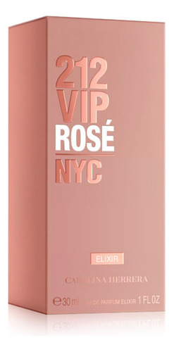 Perfume Mujer Carolina Herrera 212 Vip Rosé Elixir Edp 30 Ml