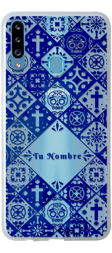 Funda Para Galaxy Para Mujer Talavera Calaveras Con Nombre