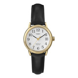 Reloj Timex Easy Reader De 25 Mm Para Mujer, Color Blanco Y