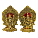 Wonder Care Ganesha Lakshmi Estatuas De Metal Lakshmi Idol G