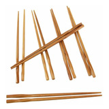 Bamboomn Premium Palillos De Bambú Japonés, Reutilizables, T