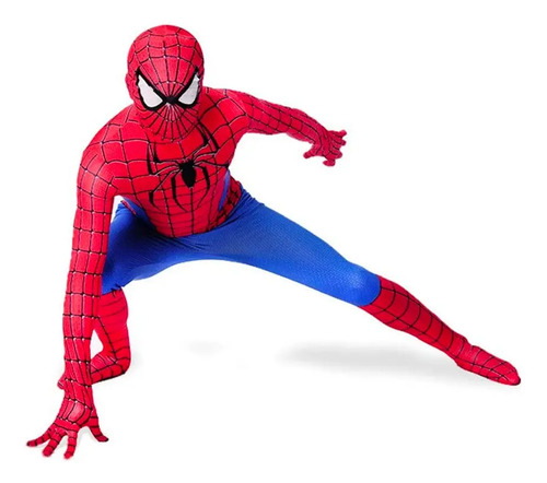 Disfraz Spiderman Hombre Araña Traje Hero Ropa Niño Adulto
