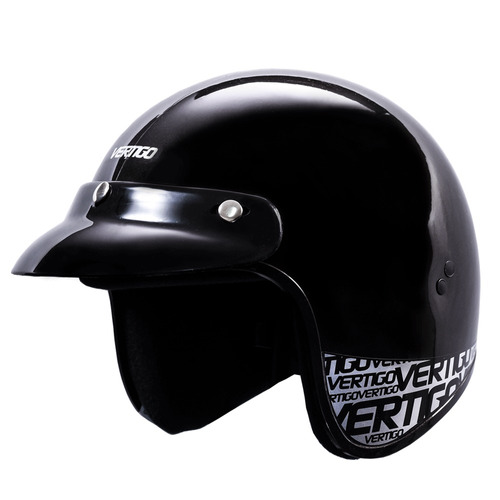 Casco Vertigo Basic Abierto Negro-s