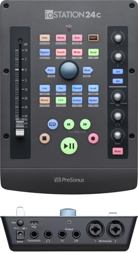 Presonus Iostation 24c Placa Audio Interface Midi Usb Daw 22 Color Negro