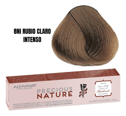 Alfaparf Precious Nature Tintura Permanente S/ammonia X 60ml