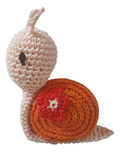 Caracol De Hilo Tejido Al Crochet Artesanal Amigurumi