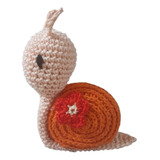 Caracol De Hilo Tejido Al Crochet Artesanal Amigurumi