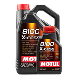 Aceite Motor Auto Motul 8100 5w40 Xcess 100% Sintétic 6l