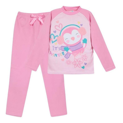 Pijama Niña Polar Winter Time Fucsia H2o Wear