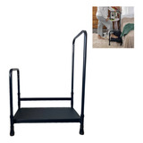 Degrau Com Suporte Theva - Preto - Lateral De Cama