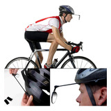 Casco Abs Universal Con Espejo Ajustable Para Bicicleta