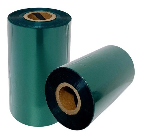 Ribbon Cera Verde 102x300 Mts Para Impresora De Etiquetas