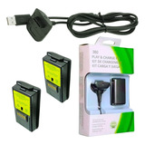 Carregador 2 Un Baterias Recarregavel Xbox 360 Charge Cabo Voltagem 110/220v Voltagem De Entrada 110v/220v (bivolt)