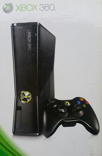 Xbox 360 Slim 4gb + 2jog _na Cx Excelente