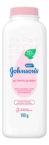 Talco Johnson's Baby Pó Dermo Protetor 100g