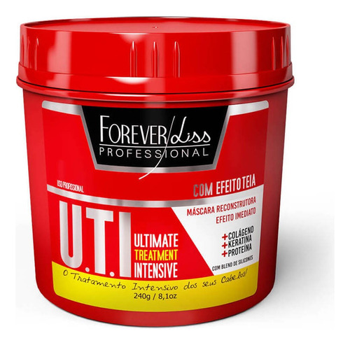  Forever Liss Professional Uti Máscara  Reconstrução 240 Ml