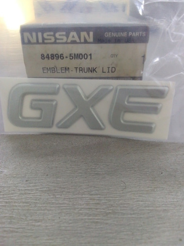 Emblema Gxe Nissan Original #r Foto 3