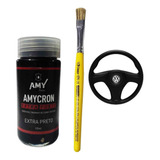 Tinta Para Volante Extra Preto Amy 100ml+pincel De Pintura