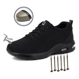 Zapatos De Seguridad Fibra Kevlar Acero Ligero Tenis Unisex