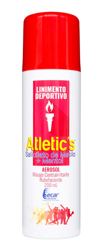 Linimento Deportivo Spray. Antes, Durante Y Despues Del D.