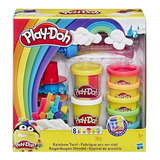 Masa Moldeable Play Doh Espiral De Arcoíris Rainbow Twirl