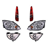 Neblineros + Calaveras + Faros Depo P/ Ford Fiesta 2003-2007