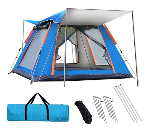 Carpa Automática Con Alero Profesional 3/4 Per 215x215x140