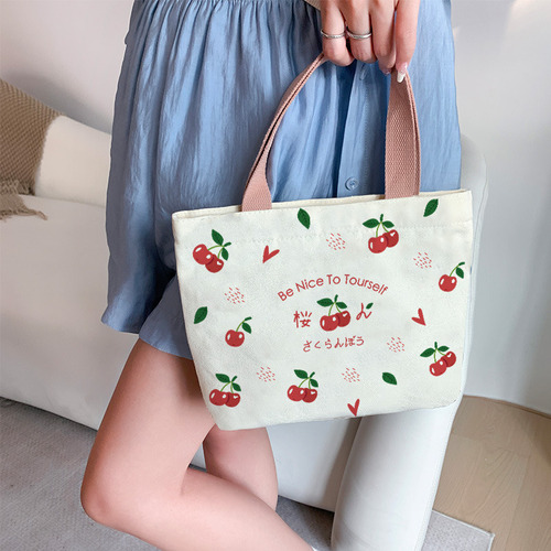 Bolso Lona Con Estampado Dibujos Animados Para Mujer 1