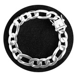 Pulseira 3x1 Fecho De Gaveta De Prata 12mm Largura 18 Cm