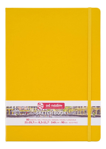 Libreta Art Creation Golden Yellow 21x30cm Color Amarillo