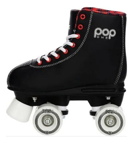 Patins Quad Tradicional Retro Pop One Black Divoks