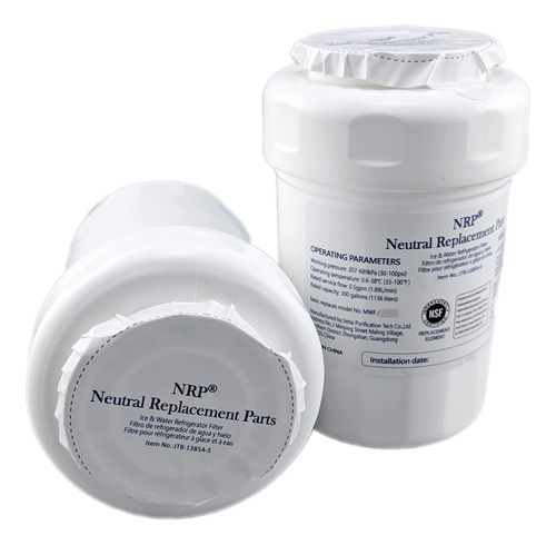 Nrp 2-piezas Premium Nsf Certified Refrigerator Water Filter