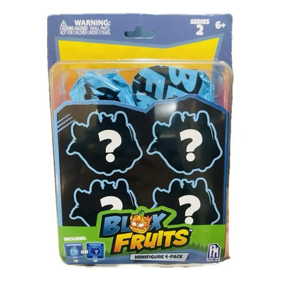 Blox Fruits Roblox Mini Figura 4pack Codigo Dlc Serie 2 New | Envío gratis
