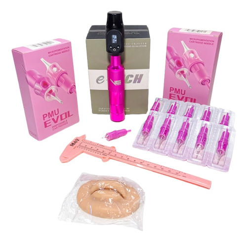 Kit Micropigmentación Microblading Maquina Inalambrica 