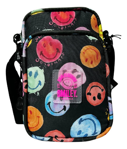 Shoulder Bag Baw Watercolor Smiley Estampada Original