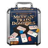 Jogo Mexican Train Dominoes Para A Família
