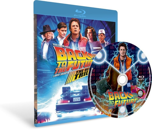 Trilogía Back To The Future  Volver Al Futuro Bluray Full Hd