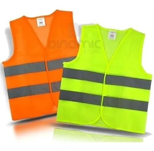 Chaleco Reflectivo Reglamentario Seguridad Obligatorio 120gr