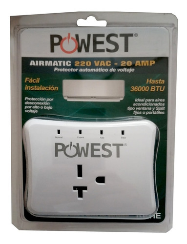 Protector De Voltaje Aire Acondicionado 220v Airmatic 20a