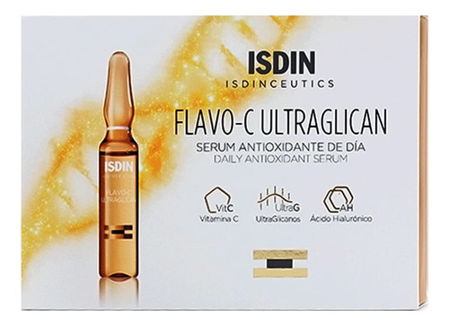 Serum Isdin Flavo C Ultraglican Antioxidante Dia X 10 Ampoll