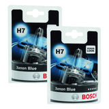Par Ampolletas Bosch H7 Xenon Blue 12v 55w Px26d Luz 3700°k