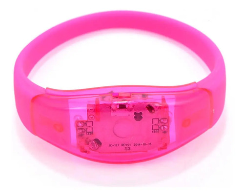 Pulsera Silicona De Led, Xyloband, Concierto, Fiesta, Antro
