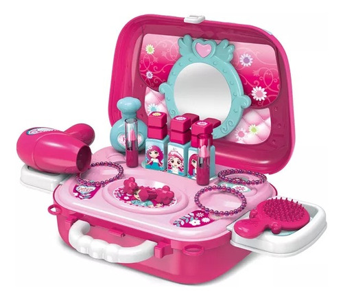 Set De Maquillaje De Juguete Para Niña Maleta Con Accesorios