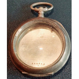 Antigua Caja Reloj Bolsillo Plata Spiral Breguet 50gr 5.5 Cm